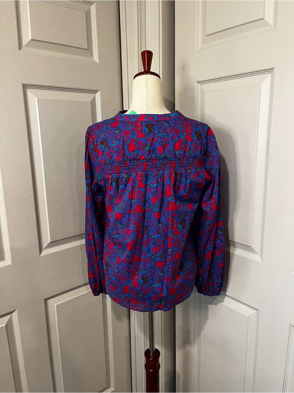 Sugarlips Tanya Floral Katara Smocked Top Size Small - Picture 4 of 6